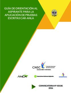 GUÍA DE ORIENTACIÓN AL ASPIRANTE PARA LA APLICACIÓN DE PRUEBAS ESCRITAS CAR-ANLA - CONVOCATORIA Nº 435 DE - Cnsc