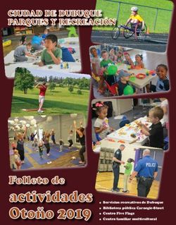 Actividades Otoño 2019 - Folleto de - CIUDAD DE DUBUQUE PARQUES Y RECREACIÓN - City of Dubuque
