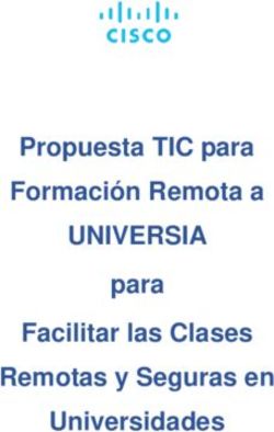 UNIVERSIA Propuesta TIC para Formaci&oacute;n Remota a para Facilitar las Clases Remotas y Seguras en Universidades - MetaRed