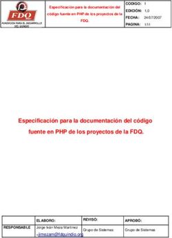 Especificación para la documentación del código fuente en PHP de los proyectos de la FDQ.