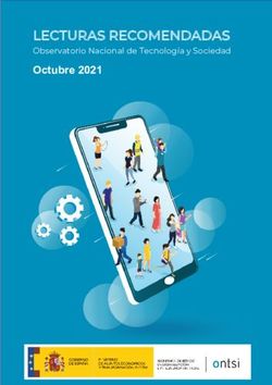 LECTURAS RECOMENDADAS - Octubre 2021 Observatorio Nacional de Tecnología y Sociedad - Ontsi