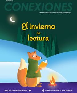 BIBLIOTECADENVER.ORG - ENERO 2022 UNA PUBLICACIÓN DE LA BIBLIOTECA PÚBLICA DE DENVER - Denver Public Library