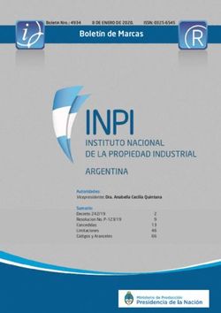 Bolet ín de Marcas - Instituto Nacional