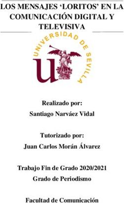 LOS MENSAJES 'LORITOS' EN LA COMUNICACI&Oacute;N DIGITAL Y TELEVISIVA - Realizado por: Santiago Narv&aacute;ez Vidal Tutorizado por: Juan Carlos Mor&aacute;n &Aacute;lvarez ...