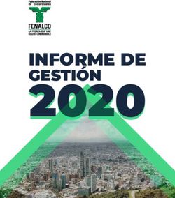 INFORME DE - FENALCO Bogot&aacute; Cundinamarca
