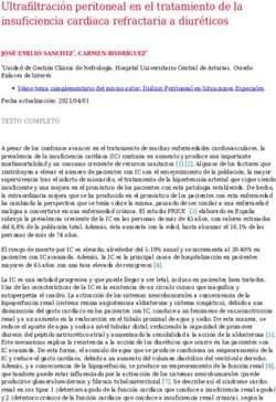 Ultrafiltraci&oacute;n peritoneal en el tratamiento de la insuficiencia cardiaca refractaria a diur&eacute;ticos