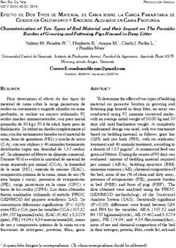 Characterization of two types of Bed Material and their Impact on the Parasitic Burden of Growing and Fattening Pigs Housed in Deep Litter