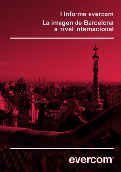 I Informe evercom La imagen de Barcelona a nivel internacional
