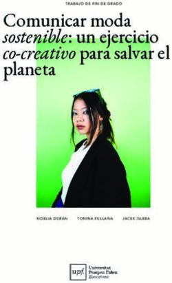 Comunicar moda sostenible: un ejercicio co-creativo para salvar el planeta