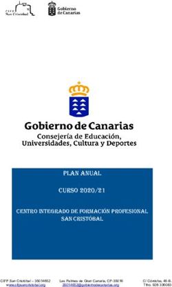 PLAN ANUAL CURSO 2020/21 - CENTRO INTEGRADO DE FORMACI&Oacute;N PROFESIONAL SAN CRIST&Oacute;BAL