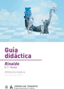 Gu&iacute;a did&aacute;ctica Rinaldo - &Oacute;PERA EN FAMILIA Temporada 20/21 G. F. Handel - Auditorio de Tenerife