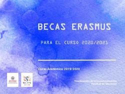 BECAS ERASMUS PARA EL CURSO 2020/2021 - Curso Académico 2019/2020 - Facultad de ...