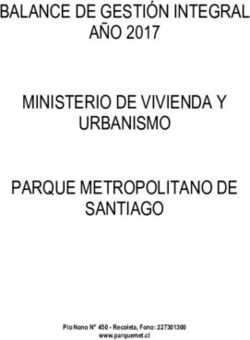 BALANCE DE GESTIÓN INTEGRAL AÑO 2017 MINISTERIO DE VIVIENDA Y URBANISMO PARQUE METROPOLITANO DE SANTIAGO - Pío Nono N 450 - Recoleta, Fono: ...