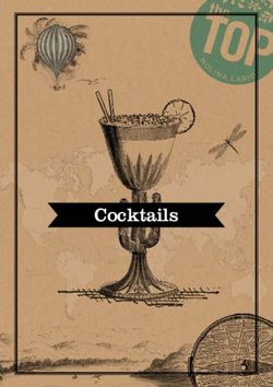 Cocktails - Hotel Molina Lario