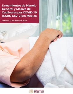 LINEAMIENTOS DE MANEJO GENERAL Y MASIVO DE CADÁVERES POR COVID-19 (SARS-COV-2) EN MÉXICO