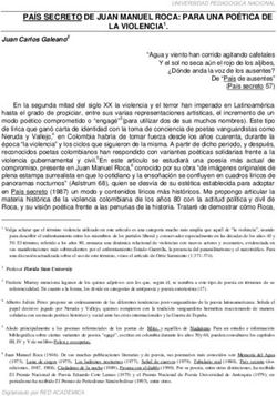 PA&Iacute;S SECRETO DE JUAN MANUEL ROCA: PARA UNA PO&Eacute;TICA DE