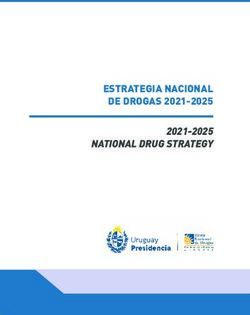 ESTRATEGIA NACIONAL DE DROGAS 2021-2025 - 2021-2025 NATIONAL DRUG STRATEGY - GUB.UY