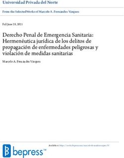 Derecho Penal de Emergencia Sanitaria: Hermenéutica jurídica de los delitos de propagación de enfermedades peligrosas y violación de medidas ...