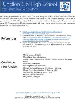 Junction City High School - 2021-2022 Plan de COVID-19