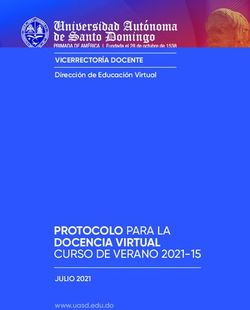 PROTOCOLO PARA LA DOCENCIA VIRTUAL CURSO DE VERANO 2021-15 - VICERRECTOR&Iacute;A DOCENTE