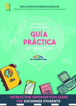 GUÍA PRÁCTICA INTERACTIVA - INTERACTIVE INFORMATION GUIDE FOR EXCHANGE STUDENTS - Universidad de ...