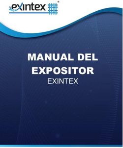 EXINTEX MANUAL DEL EXPOSITOR - Exintex