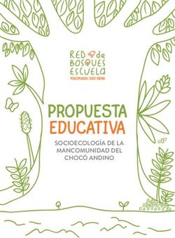 SOCIOECOLOG&Iacute;A DE LA MANCOMUNIDAD DEL CHOC&Oacute; ANDINO