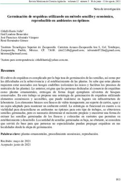Germinaci&oacute;n de orqu&iacute;deas utilizando un m&eacute;todo sencillo y econ&oacute;mico, reproducible en ambientes no &oacute;ptimos