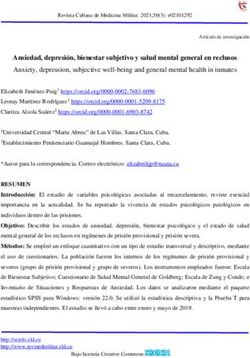 Ansiedad, depresi&oacute;n, bienestar subjetivo y salud mental general en reclusos