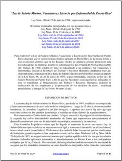 "Ley de Salario M&iacute;nimo, Vacaciones y Licencia por Enfermedad de Puerto Rico" - PR.gov