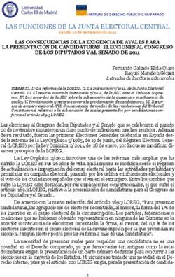 LAS FUNCIONES DE LA JUNTA ELECTORAL CENTRAL
