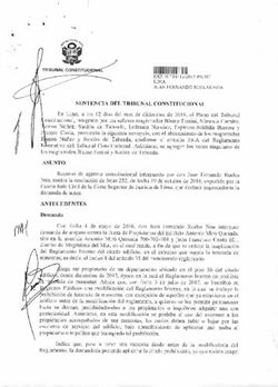 SENTENCIA DEL TRIBUNAL CONSTITUCIONAL