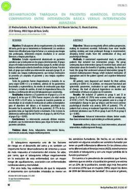 ORIGINALES DESHABITUACI&Oacute;N TAB&Aacute;QUICA EN PACIENTES ASM&Aacute;TICOS. ESTUDIO COMPARATIVO ENTRE INTERVENCI&Oacute;N