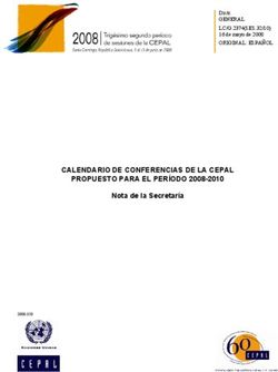 CALENDARIO DE CONFERENCIAS DE LA CEPAL PROPUESTO PARA EL PERÍODO 2008-2010 - Nota de la Secretaría - Distr. GENERAL LC/G.2374(SES.32/10)