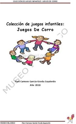 MUSEO DEL JUEGO Mari Carmen García-Uceda Izquierdo