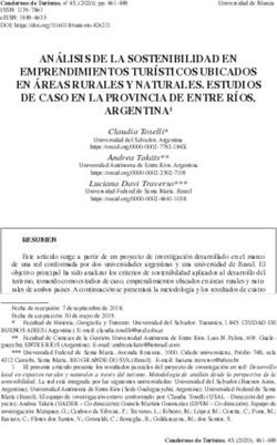 AN&Aacute;LISIS DE LA SOSTENIBILIDAD EN EMPRENDIMIENTOS TUR&Iacute;STICOS UBICADOS EN &Aacute;REAS RURALES Y NATURALES. ESTUDIOS DE CASO EN LA PROVINCIA DE ENTRE R&Iacute;OS ...