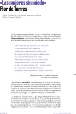 Las mujeres sin miedo. Flor de Torres