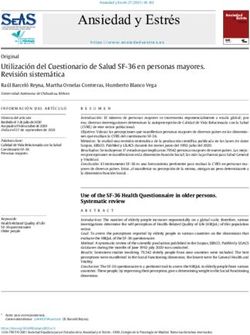 Ansiedad y Estrés - Ansiedad y Estrés