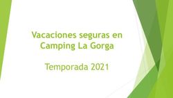 Vacaciones seguras en Camping La Gorga - Temporada 2021