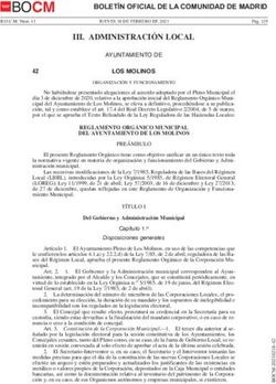 III. ADMINISTRACIÓN LOCAL