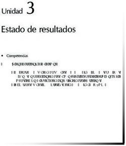 Estado de resultados Unidad 3