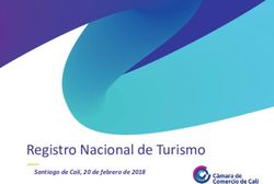 Registro Nacional de Turismo-Santiago de Cali, 20 de febrero de 2018 - Cámara ...