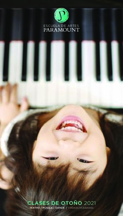 CLASES DE OTOÑO 2021 - Paramount Theatre