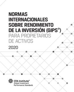 NORMAS INTERNACIONALES SOBRE RENDIMIENTO DE LA INVERSI&Oacute;N (GIPS) - PARA PROPIETARIOS DE ACTIVOS 2020