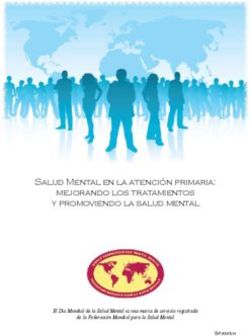 Salud Mental en la atención primaria: mejorando los tratamientos y promoviendo la salud mental