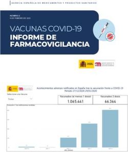 VACUNAS COVID-19 INFORME DE FARMACOVIGILANCIA - Semergen