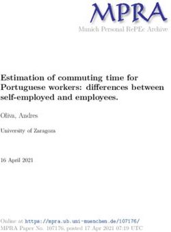 Estimation of commuting time for Portuguese workers: differences between self-employed and employees.