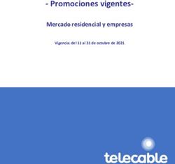 Promociones vigentes-Mercado residencial y empresas Vigencia: del 11 al 31 de octubre de 2021 - Telecable