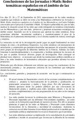 Conclusiones de las Jornadas i Math: Redes tem&aacute;ticas espa&ntilde;olas en el &aacute;mbito de las Matem&aacute;ticas