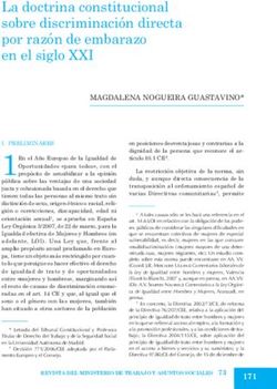 La doctrina constitucional sobre discriminaci n directa por raz n de embarazo en el siglo XXI